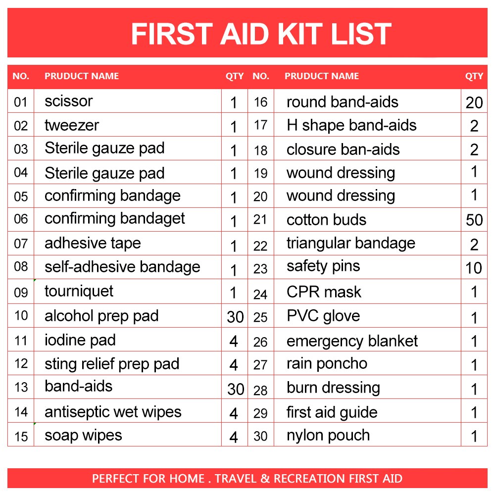 Portable Outdoor First Aid Kit Portable Outdoor First Aid Kit
