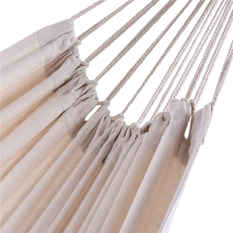 White Camping Canvas Hammock White Camping Canvas Hammock