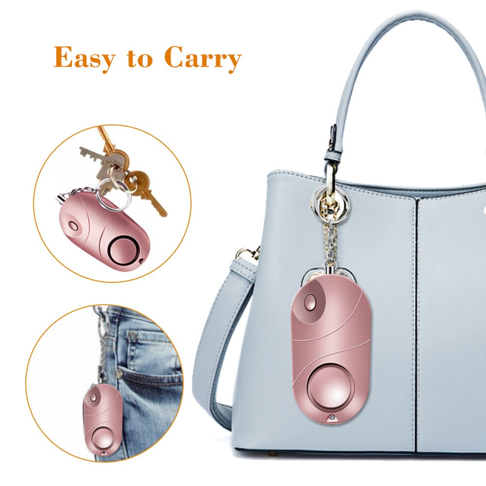 Self Defence Alarm with Flashlight and Keychain Self Defence Alarm with Flashlight and Keychain