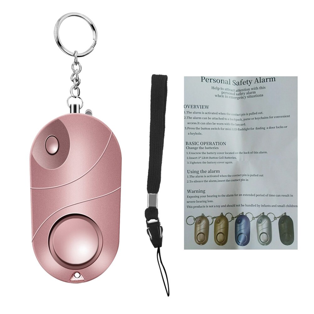 Self Defence Alarm with Flashlight and Keychain Self Defence Alarm with Flashlight and Keychain