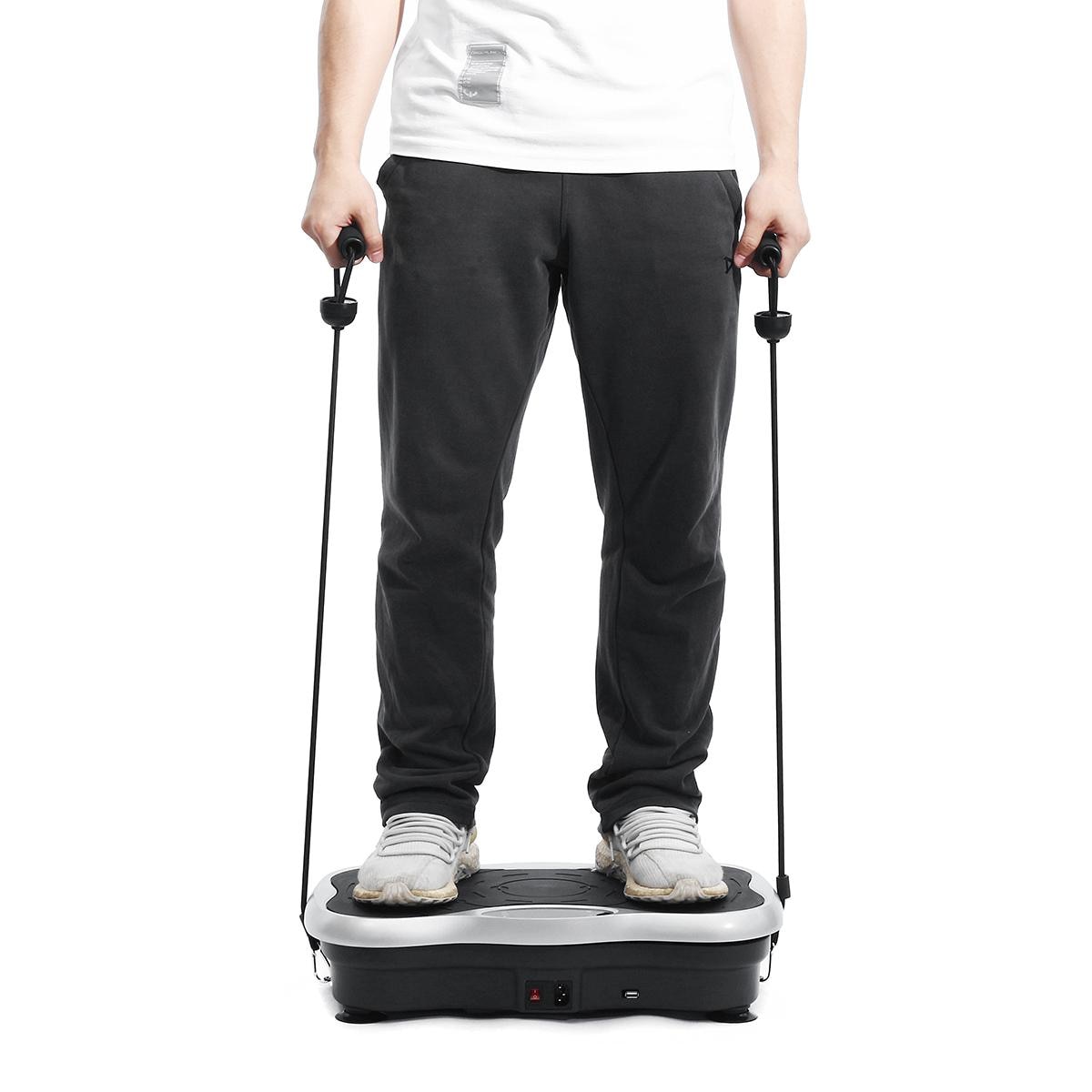 Remote Control Vibration Machine with Resistance Bands