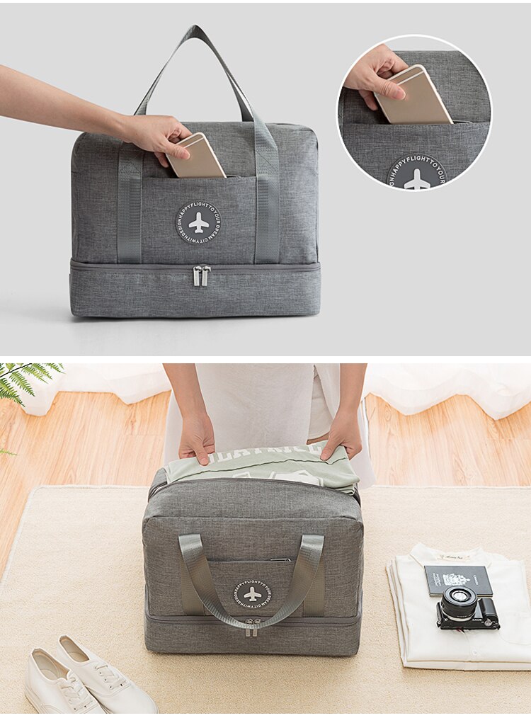 Travel Storage Organizers with Zippers