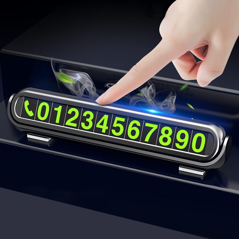 2020-New-Luminous-Car-Temporary-Parking-Card-Sticker-Car-Air-Freshener-Auto-Phone-Number-Card-Plate-Car-Aromatherapy-Acc-min